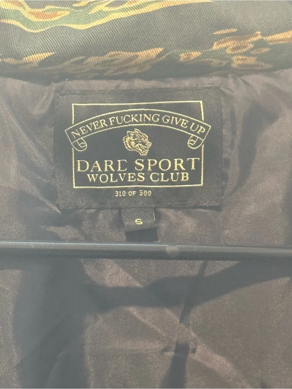 Darc Sport Women's Green Tiger-Stripe Camouflage Jacket